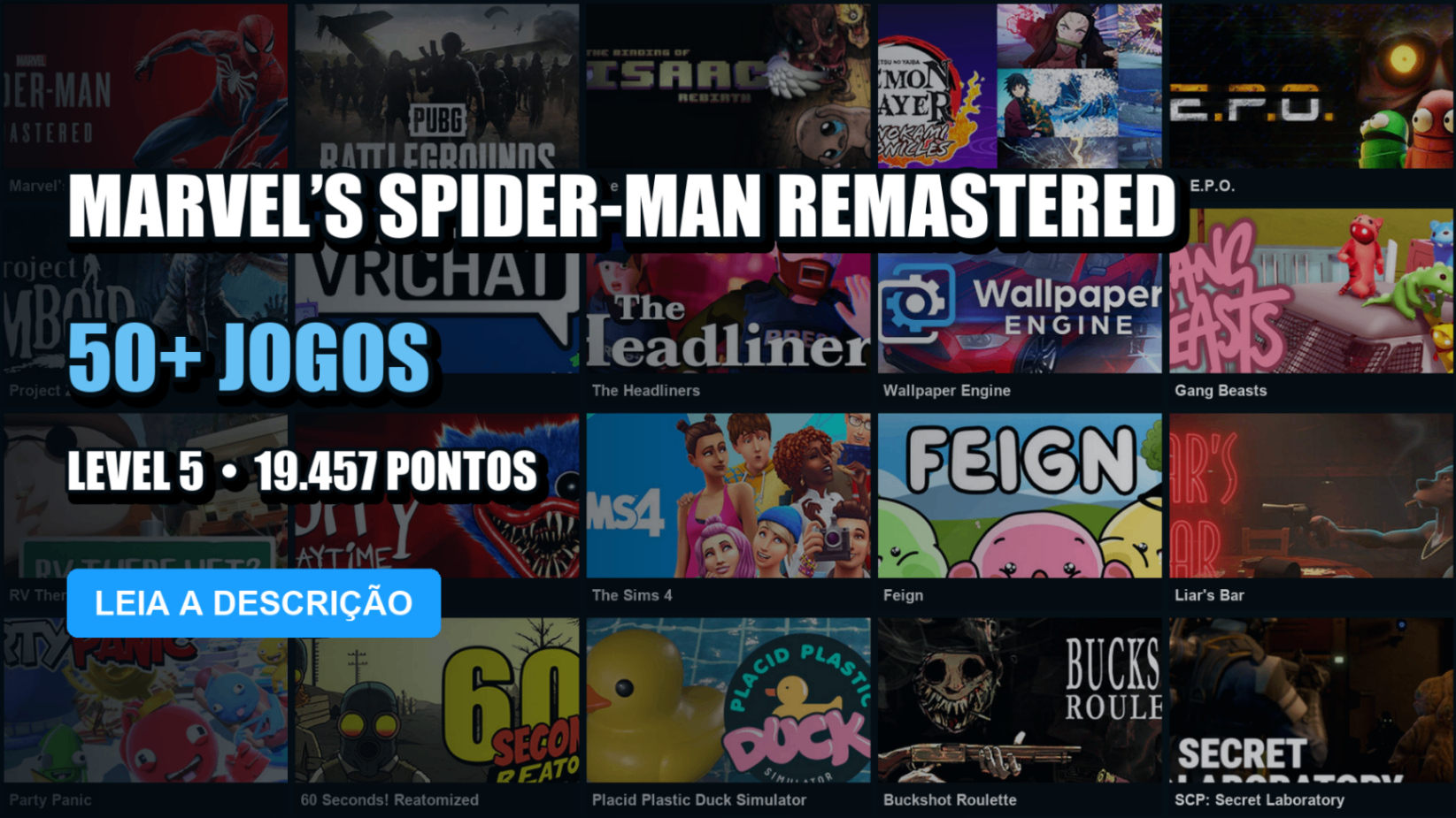 Conta Steam | 55 Jogos | Nível 5 | PUBG: BATTLEGROUNDS + Dota 2