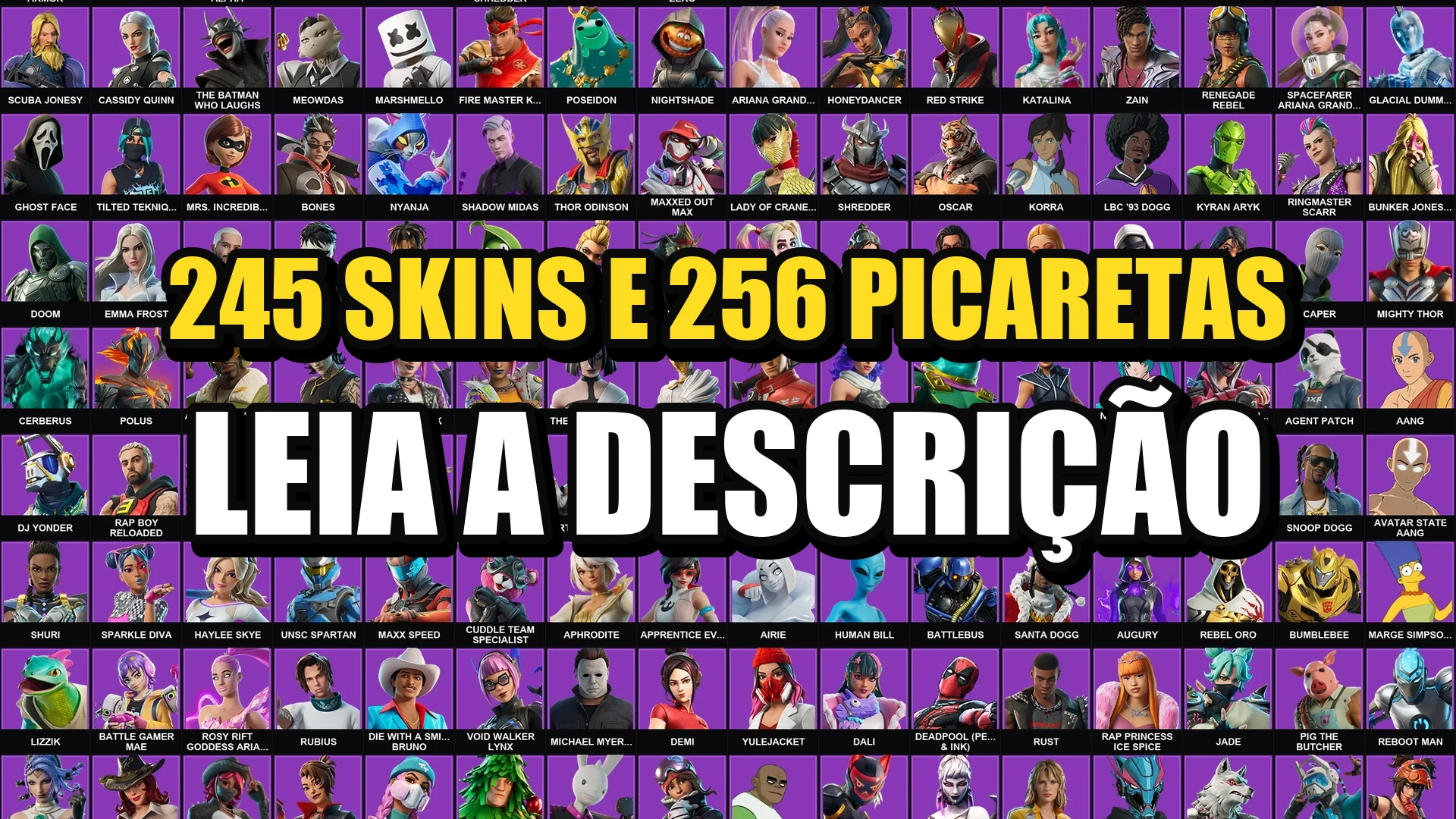 Conta Fortnite | 245 Skins | Psycho Bandit + Omegarok