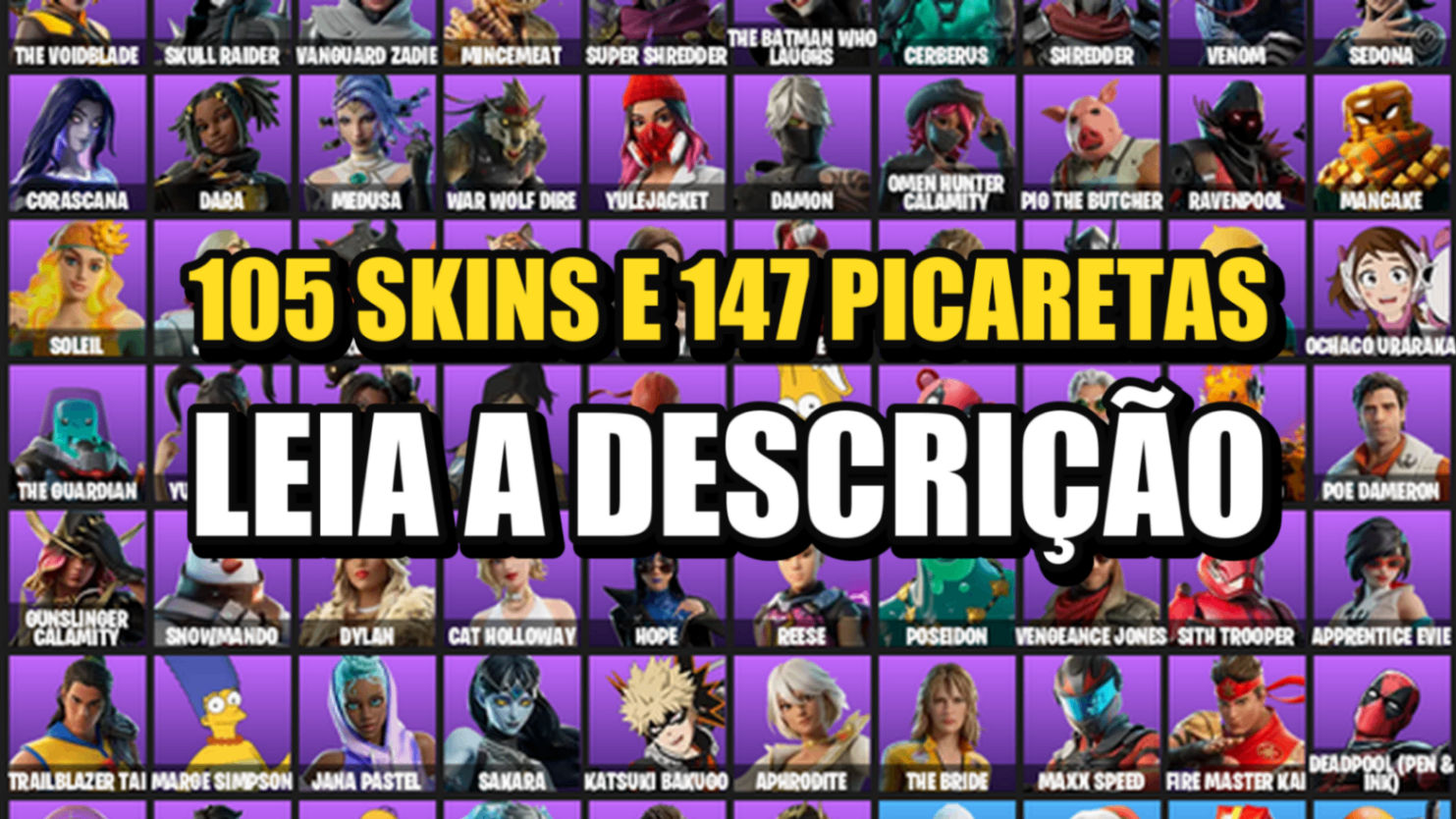 Conta Fortnite | 105 Skins | Mandalorian + Peter Griffin