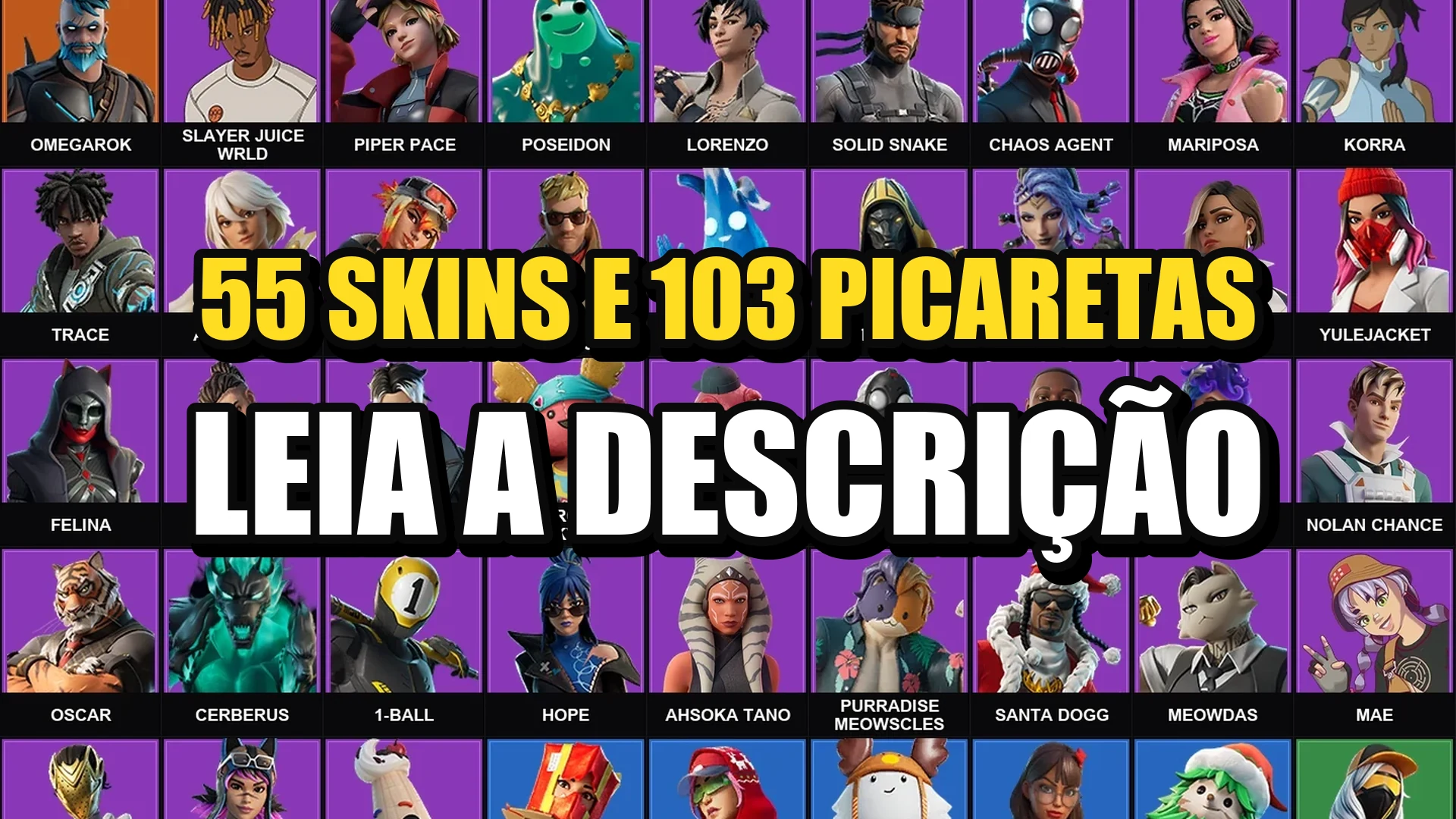 Conta Fortnite | 55 Skins | Omegarok + Peter Griffin