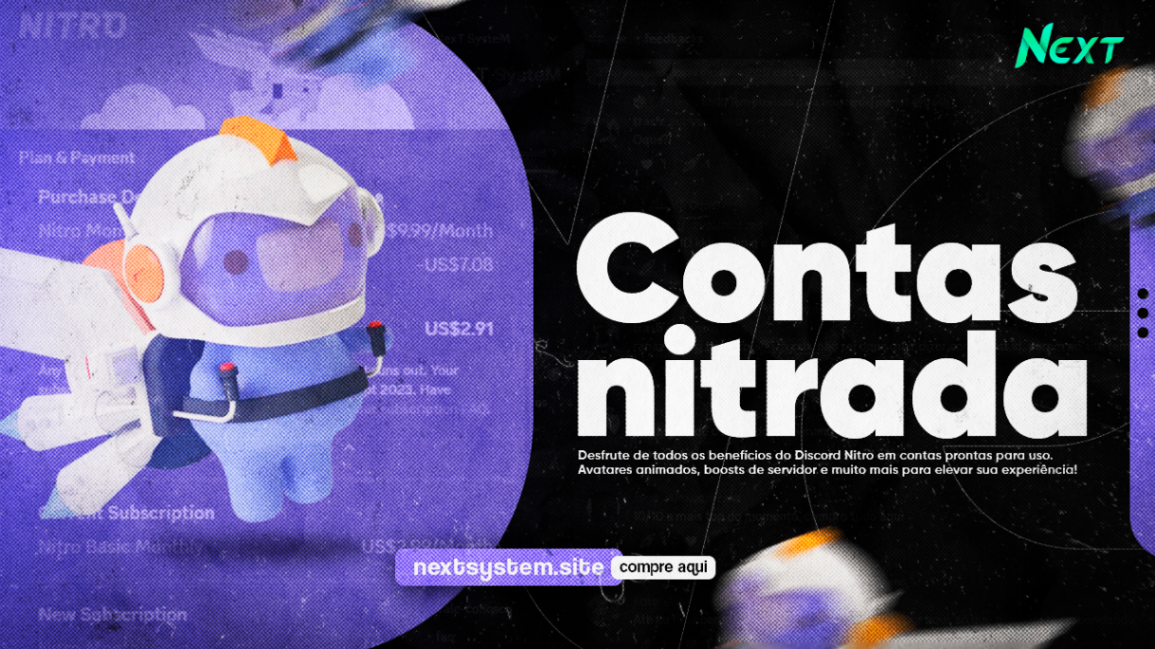 Conta com 1 mes de nitro