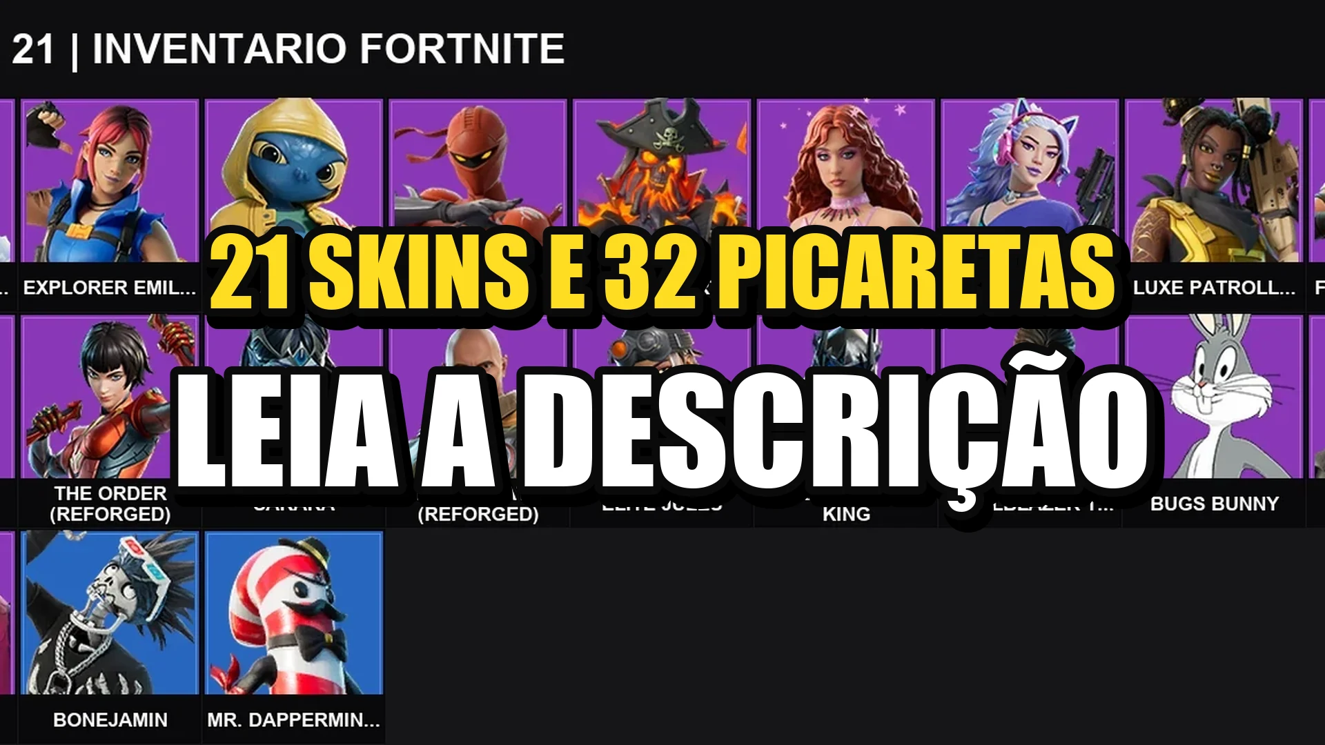 Conta Fortnite | 21 Skins | Lady Windfrost + Explorer Emilie