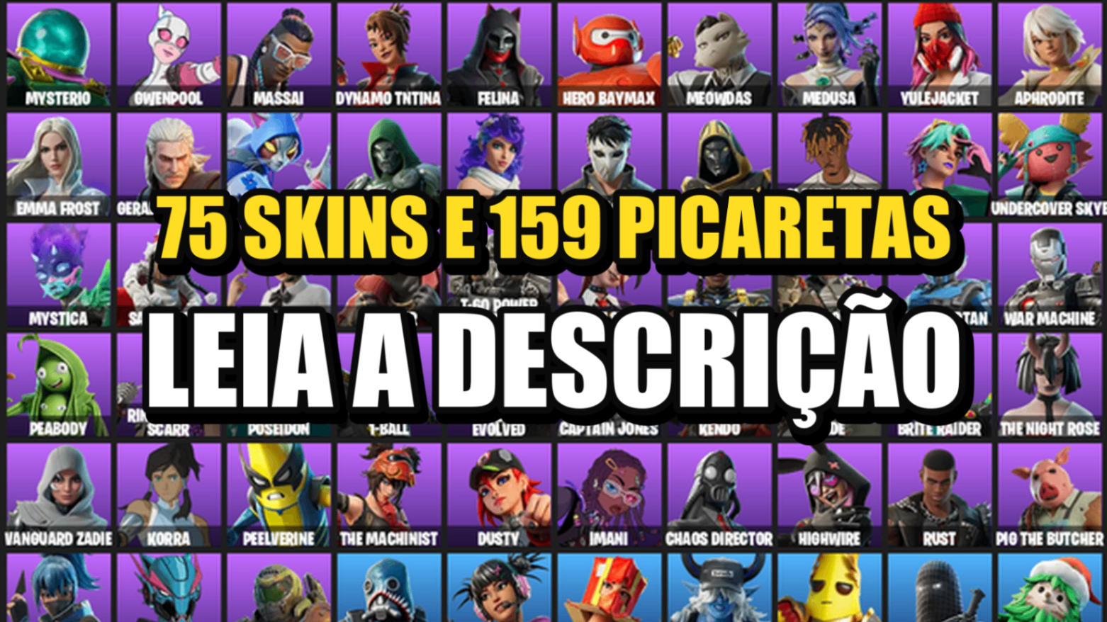 Conta Fortnite | 75 Skins | The Ageless + Mizuki