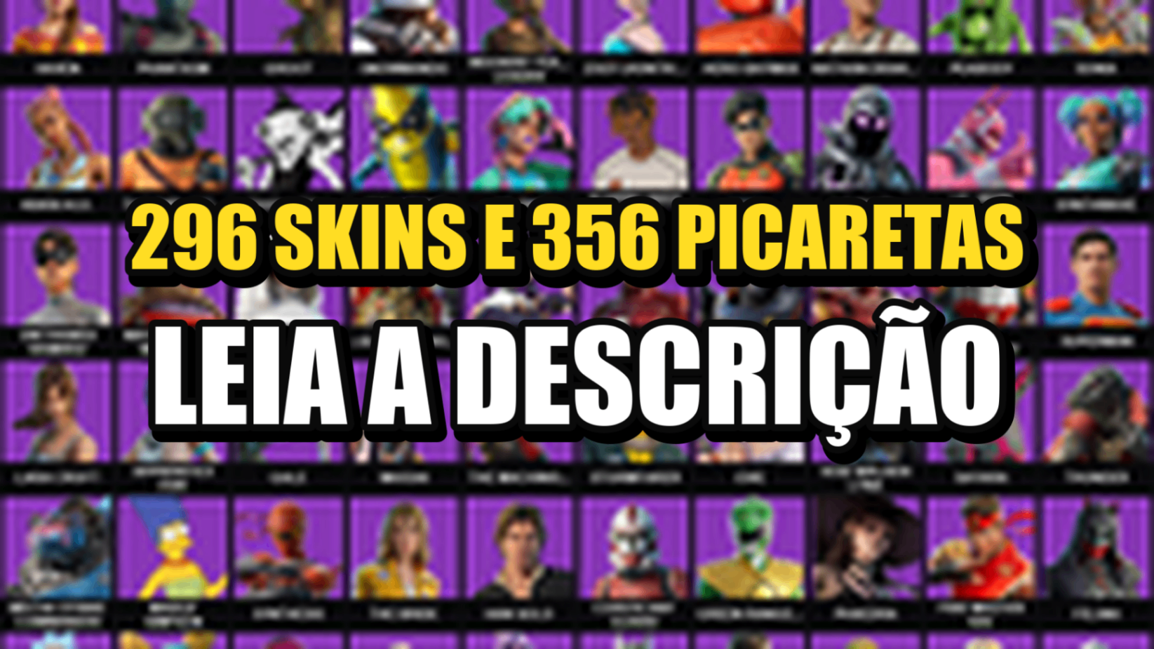 Conta Fortnite | 296 Skins | John Wick + Lara Croft