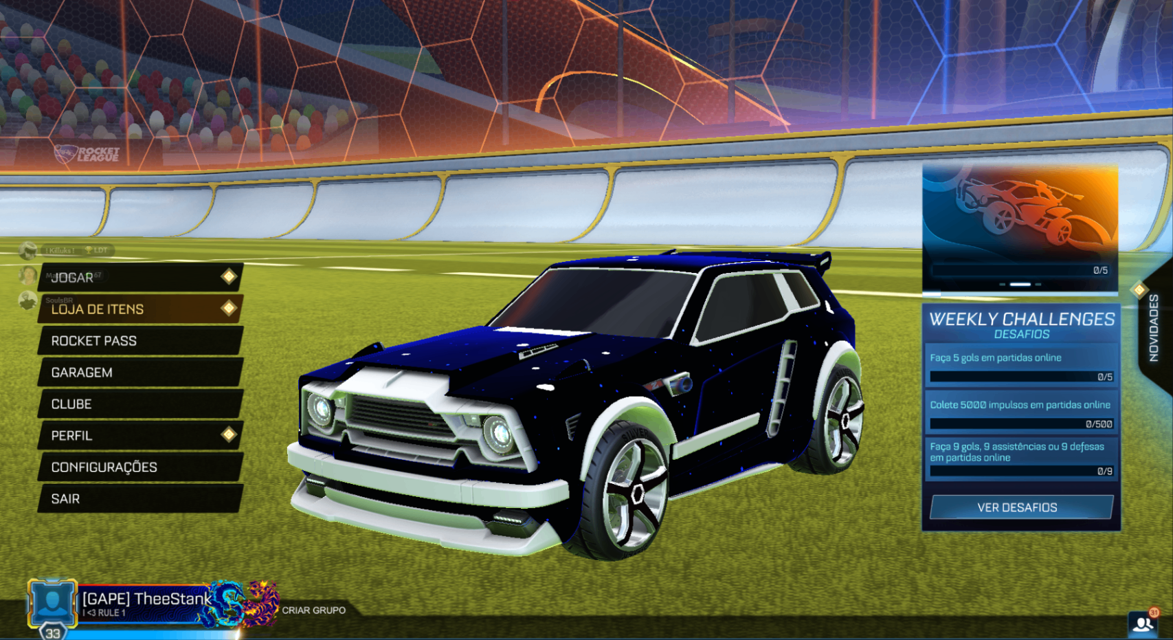 Conta Rocket League - Season 1