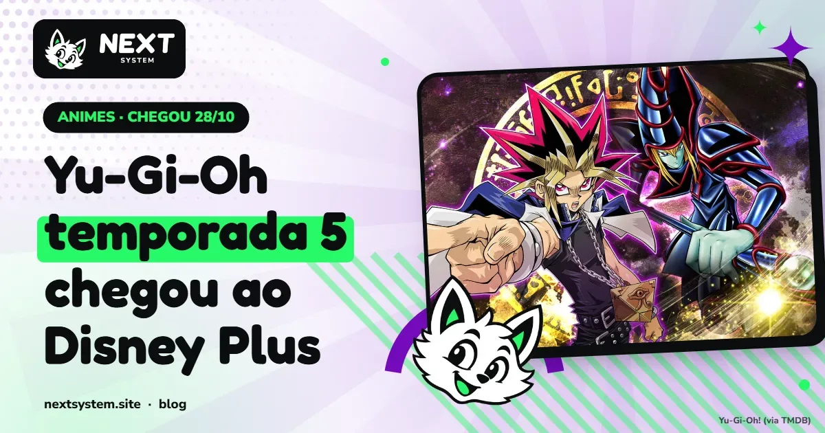 Yu-Gi-Oh no Disney Plus tem temporada 5 e a ordem para assistir
