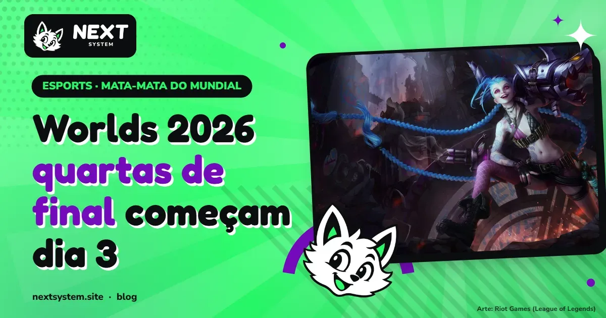 Worlds 2026 quartas de final têm sorteio dia 31 e jogos dia 3